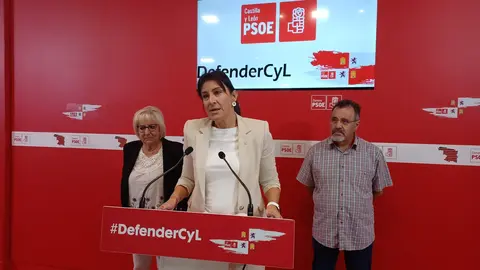 01 PSOE Zamora. Procuradores Ana Sánchez, José Ignacio Martín Benito e Inmaculada García Rioja RdP 20-09-2022