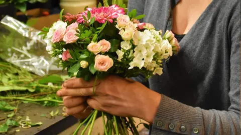 Sector florero. Fotografía de archivo