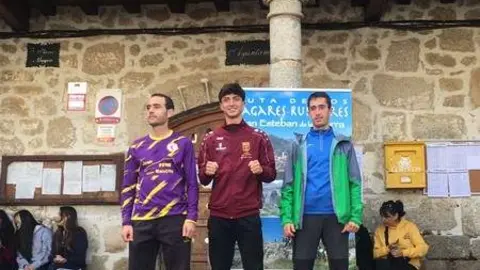 Javier Montero Castillejo podium
