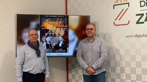 El diputado de Cultura y el alcalde de La Hiniesta