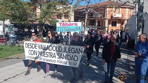 Manifestación en Defensa de la Sanidad en Tábara