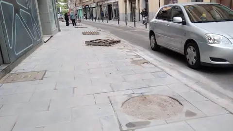 agujero calle zamora
