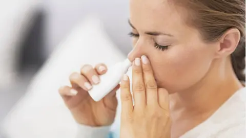 Spray nasal. Fotografía de archivo2