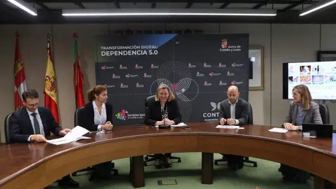 Isabel Blanco en la delegación de la Junta en Zamors