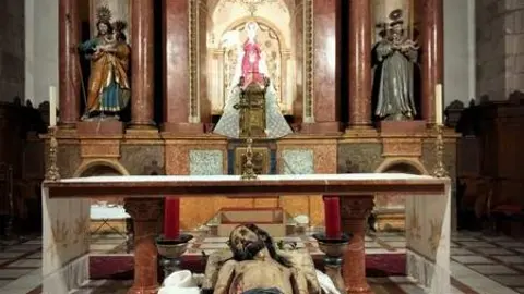 El Yacente en la Iglesia de San Vicente
