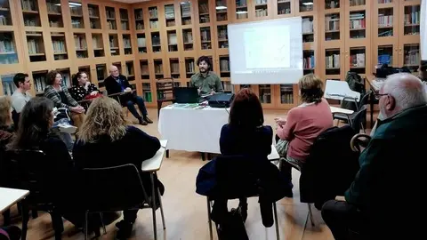 Daniel Sotillo, en la presentación de su libro