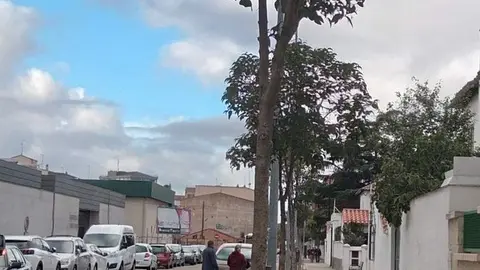 Viandantes en el entorno del Hospital Provincial