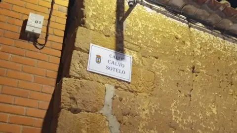 Calle Calvo Sotelo en Jambrina