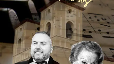 Cartel recital María Galiana y Luis Santana en Villalazán