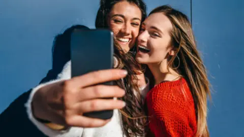 Selfie. Fotografía de archivo