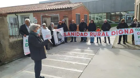 Protesta sanidad Sayago. Fotografía: CEDIDA