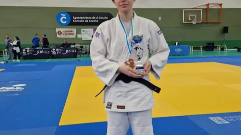 Sara Ventosa tras conseguir el tercer premio en el Campeontao de España senior