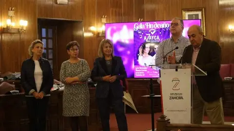 Presentación de la gala de Azayca en la Diputación de Zamora