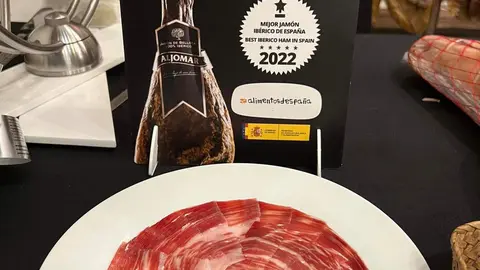 Jamón ibérico de Guijuelo galardonado en los Premios Alimentos de España