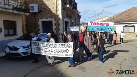 Manifestación por la Sanidad Pública en Tábara