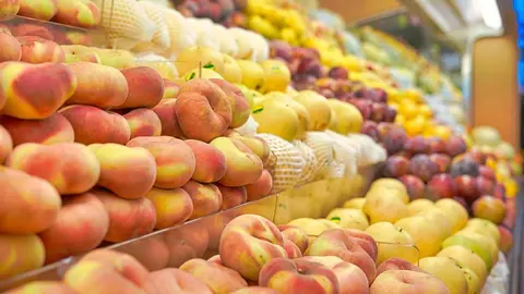 Frutas mercado. Fotografía de archivo