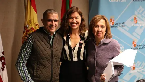 Clara San Damián durante su despedida como delegada territorial de la Junta en Zamora
