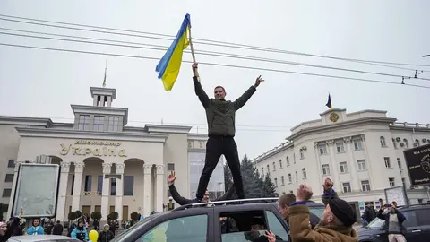 El ejército ucraniano recupera Jersón. Fotografía: Embajada de Ucrania en Madrid