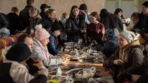 Refugiados de Ucrania. Fotografía: Embajada de Ucrania en Madrid/Archivo