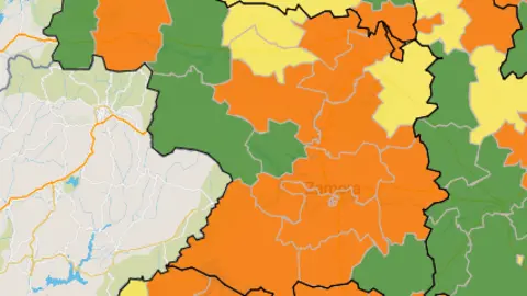 Mapa ZBS casos activos a 7 días (2 de diciembre)