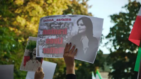 Protestas Irán por la muerte de la joven Mahsa Amini