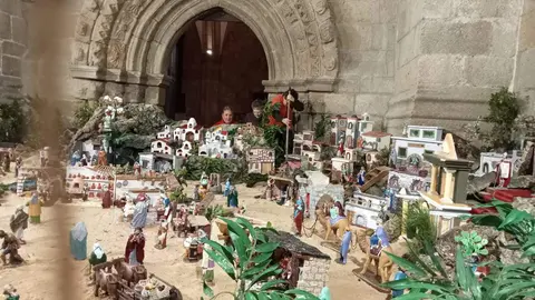 Belén montado en el Cabildo de Fermoselle. Fotografía: Ayuntamiento de Fermoselle