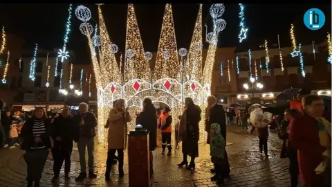 Iluminación navideña en Benavente