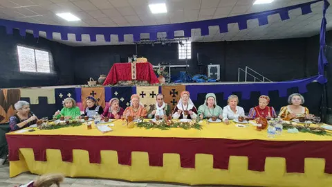 Comida solidaria en Santa Cristina de la Polvorosa. Fotografía: Interbenavente