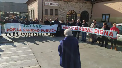 Concentración en Sayago