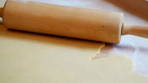 Rodillo amasar. Fotografía de archivo