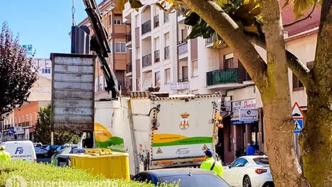 Contenedores soterrados en Benavente