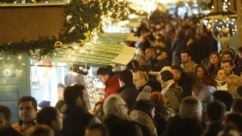 Afluencia de visitantes en Vigo durante el puente de la Constitución. Fotografía: Xornal Vigo
