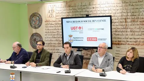 Rueda de prensa Ayuntamiento de Benavente
