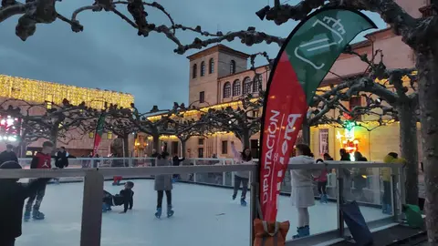 Pista de hielo de Viriato. Fotografía: Diputación de Zamora