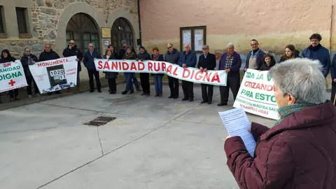 68 protesta de la Plataforma en Defensa de la Sanidad Pública de Sayago. Fotografía: CEDIDA