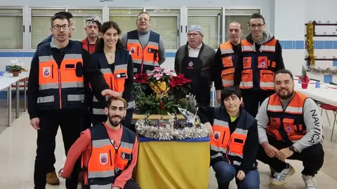 cena voluntaria protección civil