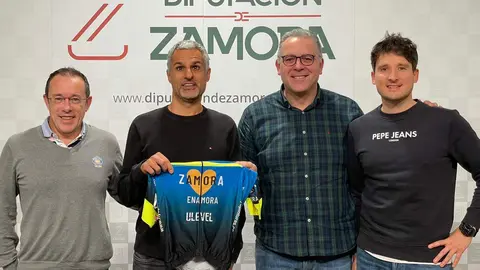 El ciclista zamorano Javier Vaquero Rivera, natural de Gallegos del Río