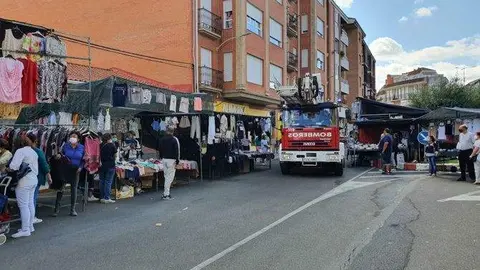 Mercadillo de Lizana. Fotografía: Interbenavente