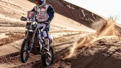 Javi Vega durante la quinta etapa. Imagen Instagram Javi Vega