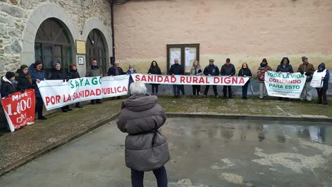 Concentración Sayago sanidad imagen cedida