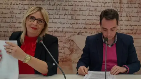 El alcalde del Ayuntamiento de Benavente. Luciano Huerga