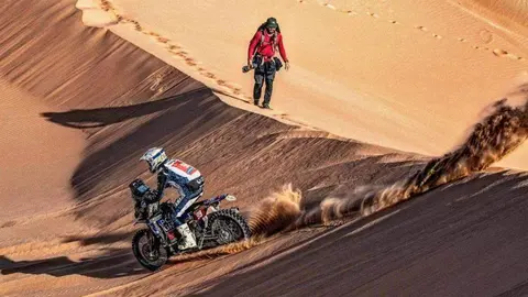 Javi Vega durante la etapa once