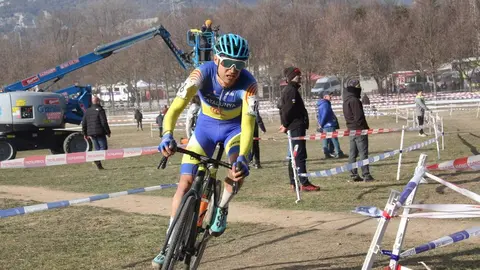 David Domínguez, con la selección catalana en Vic (1)