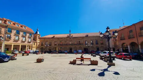 Plaza Mayor de Benavente. Fotografía: Interbenavente.es