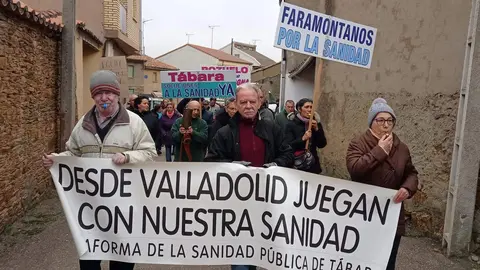 Movilización de la Plataforma por una Sanidad Pública Digna de la Zona Básica de Salud de Tábara