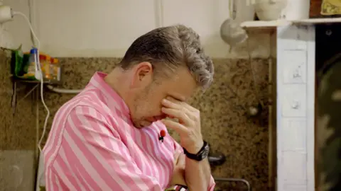 Chicote durante la emisión del programa de Pesadilla en la cocina en Valencia