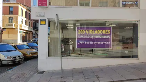 Sede Vox Zamora en la calle del Riego