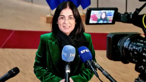La ministra de Sanidad, Carolina Darias