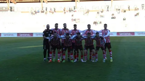 Once inicial del Zamora CF ante el Laredo