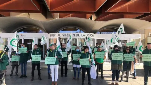 Concentración CSIF en el Virgen de la Concha